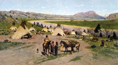 In the Foothills of the Rockies by Henry Francois Farny